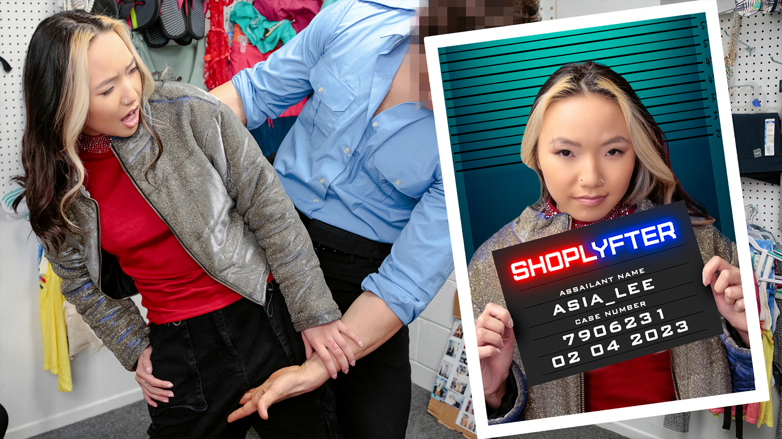 [Shoplyfter] Asia Lee (Case No. 7906231 – The Jacket Mishap)